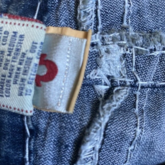 True Religion Joey Super T Jeans Womens 30 Blue Denim,authentic. World Tour - Picture 6 of 7